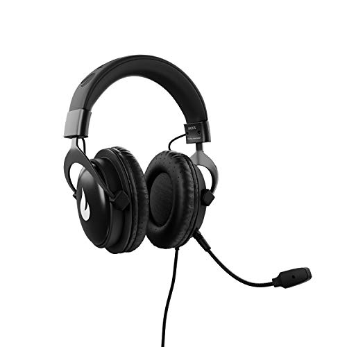 Flamefall Argos - Auriculares gaming HD con drivers de 50mm, micrófono extraíble y cómoda estructura de metal (PS4)