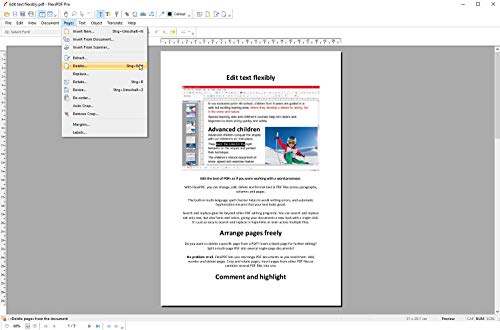 FlexiPDF Home & Business - the ultimate PDF editor software by SoftMaker - 3 USER for your Windows 10, 8.1, 7 PC
