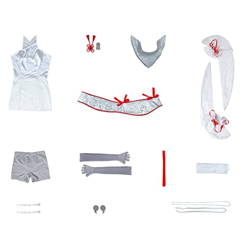 Flye Disfraz de Naraka Bladepoint Cosplay – Tsuchimikado Kurumi Cosplay con guantes