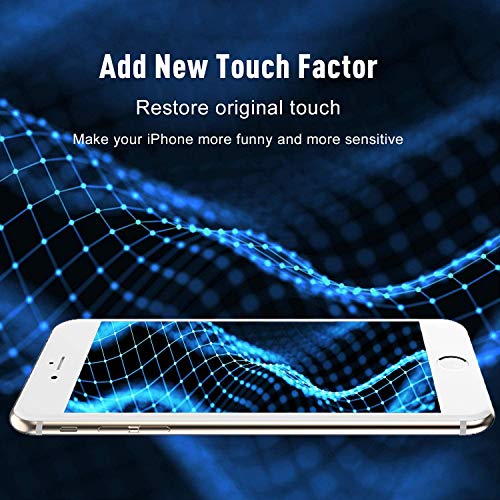 FLYLINKTECH Pantalla para iPhone 6 4.7 '',Táctil LCD de Repuesto Ensamblaje de Marco Digitalizador con botón de Inicio,cámara Frontal,Sensor de proximidad,Altavoz y Herramientas (Blanco)