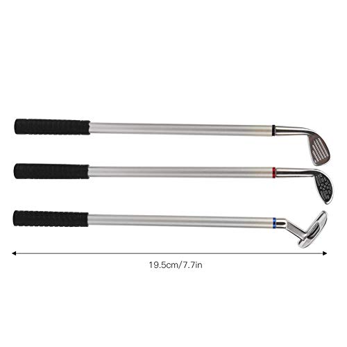 FOLOSAFENAR Regalo de Escritorio, Campo de conducción Verde Decoración de Escritorio Caja de Juegos de Escritorio Juego de bolígrafo de Escritorio Durable para Golfista para Amantes