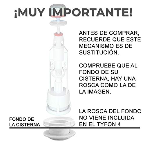 Fominaya TYFON 4 - Mecanismo universal de descarga con pulsador
