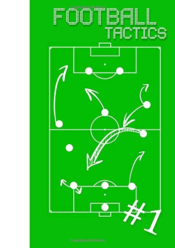 Football Tactics #1 notebook for writing pre-match Tactics and Actions. Size A4 21x29,7