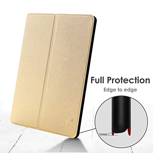 Forefront Cases Funda para Huawei Mediapad T5 10, Cover Estuche Protector con Cierre Magnético para Huawei Mediapad T5 10 Pulgadas 2018, Oro