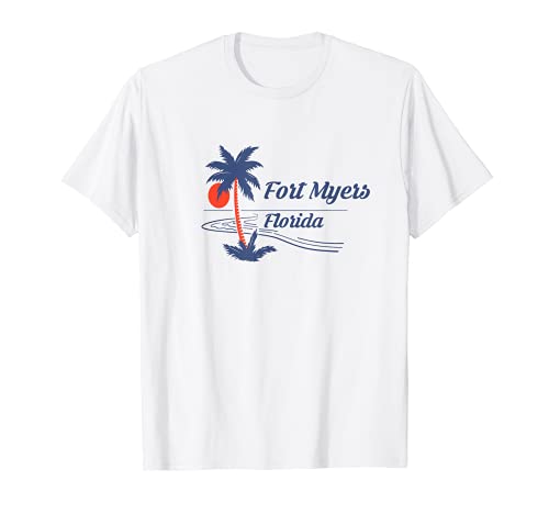 Fort Ft Myers Florida FL Beach City Inicio Turismo Camiseta