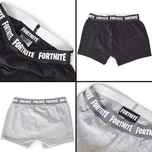 Fortnite Calzoncillos Tipo Bóxer para Niños | Calzoncillos De Algodón Elástico | Pantalones para Niños De 7-8 Años A 13-14 Años | Regalos para Niños (7/8 años)