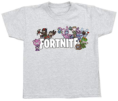 Fortnite Camiseta para Niños (16 años, Gris)