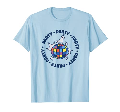 Fortnite Disco Party Llama Center Camiseta
