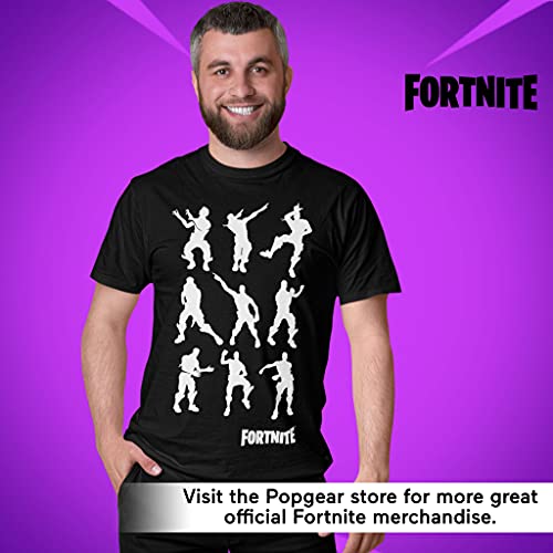 Fortnite emotes Baile Camiseta para Hombre Negro 2XL