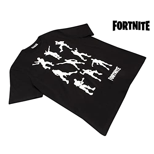 Fortnite emotes Baile Camiseta para Hombre Negro 2XL
