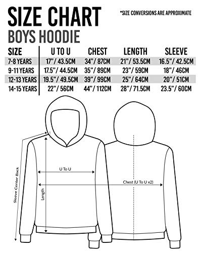 Fortnite Hoodie Boys Kids Game Capucha de Manga Larga Jersey 7-8 años