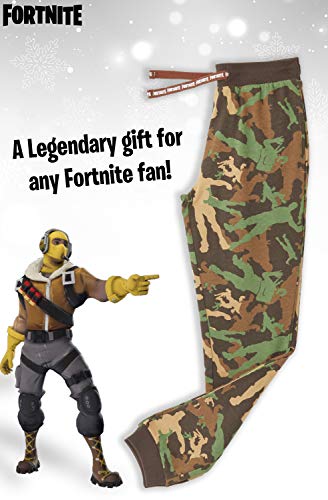 Fortnite Largo Fortnite-2200005073 Pantalones Deportivos, Marrón (Marrón C19), 12A para Niños