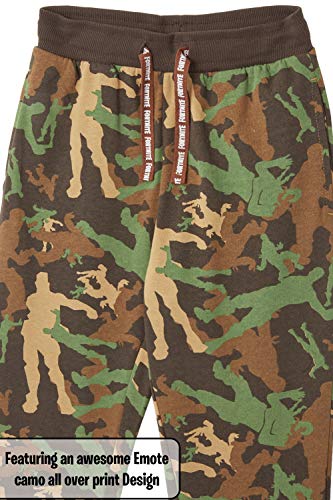 Fortnite Largo Fortnite-2200005073 Pantalones Deportivos, Marrón (Marrón C19), 12A para Niños