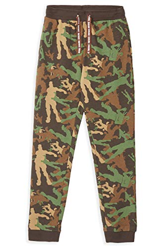 Fortnite Largo Fortnite-2200005073 Pantalones Deportivos, Marrón (Marrón C19), 12A para Niños
