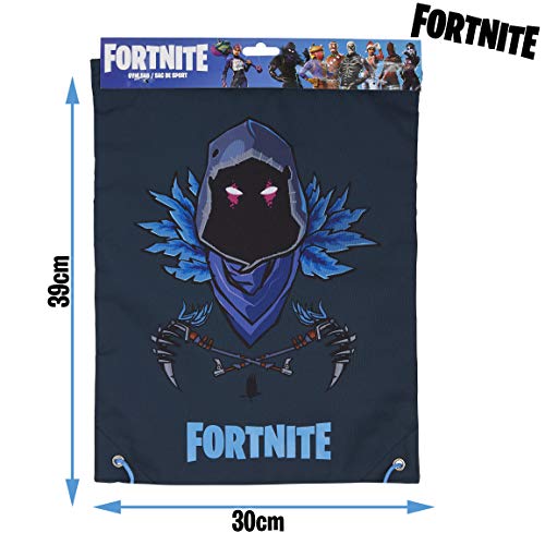 Fortnite Mochila de Cuerdas para Niños, Bolsas de Tela con Cordón para El Colegio Deportes Playa, Mochila para Gimnasio