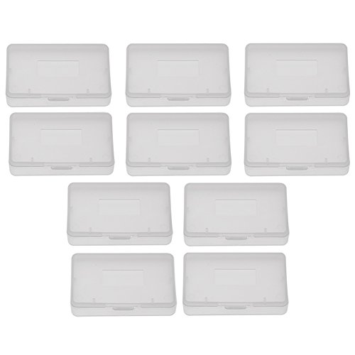Fosa 10pcs Transparent Anti Dust Cover Cartridge Game Case Box for Nintendo Game Boy Advance GBA