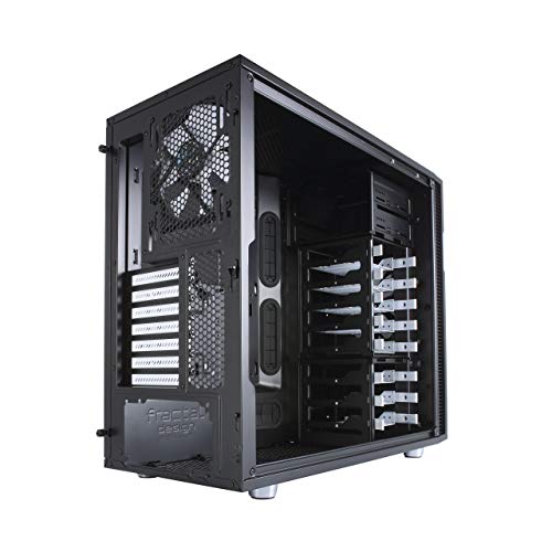 Fractal Design Define R5 - Mid Tower Computer Case - ATX - Optimized For High Airflow and Silent - 2X Fractal Design Dynamic GP-14 140mm Silent Fans Included - Water-Cooling Ready - Black