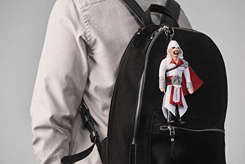 FragStore Assassins Creed Keychain – Ezio Auditore Plush Action Figure 8" – Assassin Creed Brotherhood Merchandise Collectibles Origins Figures Estatua – Merch Assessories Toy de Multicolor Poliéster