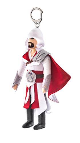 FragStore Assassins Creed Keychain – Ezio Auditore Plush Action Figure 8" – Assassin Creed Brotherhood Merchandise Collectibles Origins Figures Estatua – Merch Assessories Toy de Multicolor Poliéster