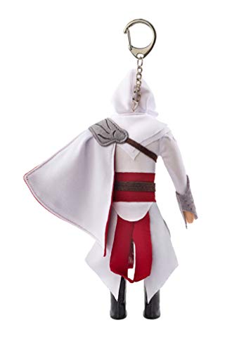 FragStore Assassins Creed Keychain – Ezio Auditore Plush Action Figure 8" – Assassin Creed Brotherhood Merchandise Collectibles Origins Figures Estatua – Merch Assessories Toy de Multicolor Poliéster