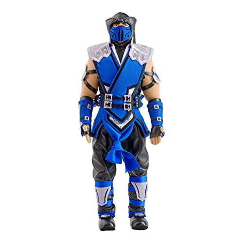 FragStore Mortal Kombat 11 Sub Zero Plush Toy - Figura de acción de 34cm figura de Mortal Combat Collectible Statue - Merchandise for Gamers Boys Girls 17 años de edad - MK11 Toys Multicolor Poliéster