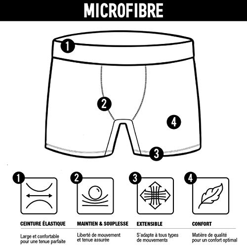 FREEGUN Calzoncillo Ropa Interior Hombre Microfibra Dragon Ball Z (Juego de 5)