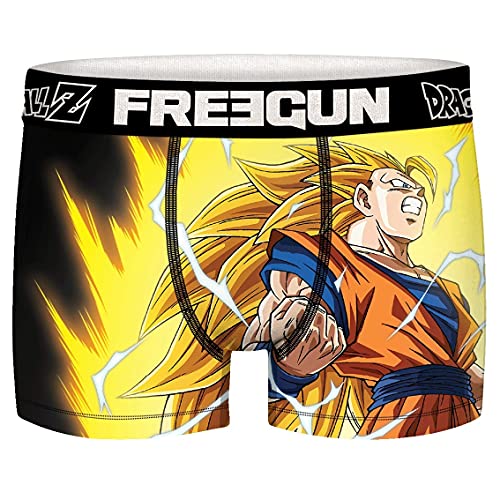 FREEGUN Calzoncillo Ropa Interior Hombre Microfibra Dragon Ball Z (Juego de 5)