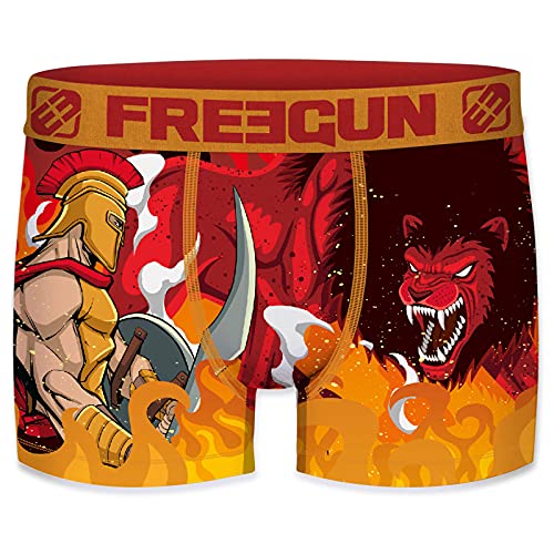 FREEGUN Pack de 6 Boxers de microfibra para hombre, Pack Animales 01, M