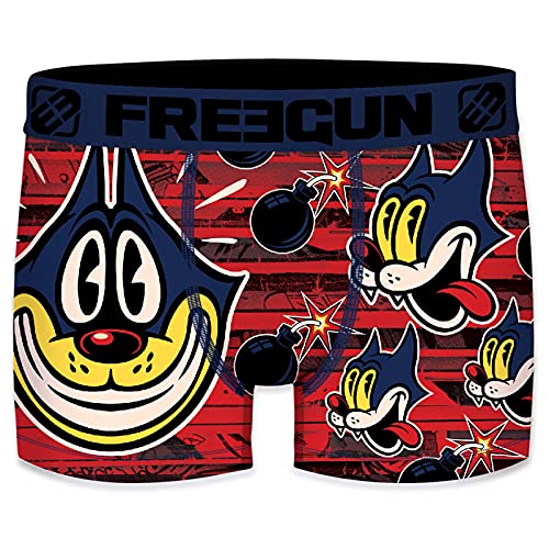 FREEGUN Pack de 6 Boxers de microfibra para hombre, Pack Animales 01, M