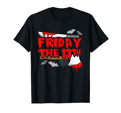 Friday The 13th Horror Viernes 13 Camiseta