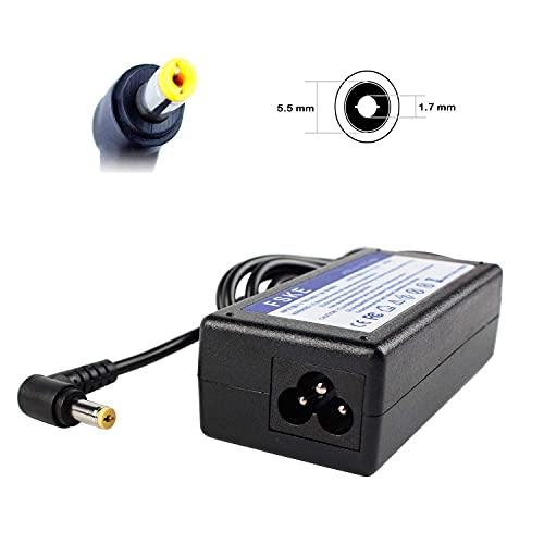FSKE® 45W 19V 2.37A Cargador Portátil para Acer Aspire E15 ZG5 E5-571 ES1 E1-572 R3 E5-551 E5 KAV60 Serie AC Adapter, Notebook EUR Power Supply, 5.5 * 1.7mm