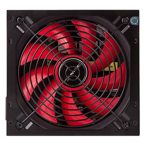 Fuente Alimentación 700W Unyka PFC-Pasivo 5Sata 14cm ATX, Negro/Rojo