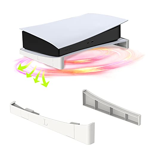 Fulenyi Soporte para consola PS5 Soporte Horizontal compatible con PS5 Accesorios PS5 Soporte Horizontal Versión De Lector Óptico Aplicable Antideslizante Y Versión Digital