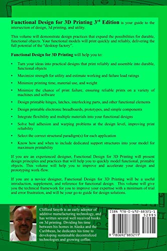 Functional Design for 3D Printing: Designing 3d printed things for everyday use - 3rd edition