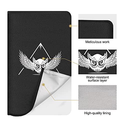 Funda Antipolvo para PS5,Funda Protectora para Sony Playstation 5,Antiarañazos Impermeable a Prueba de Polvo,Accesorios PS5 (Búho Negro)