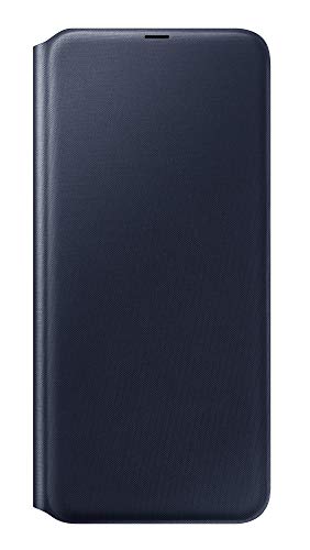 Funda billetera Samsung para Samsung Galaxy A70, Funda protectora plegable con funda para smartphone - Duradera con ranura para tarjeta para guardar sus tarjetas de crédito - Negro