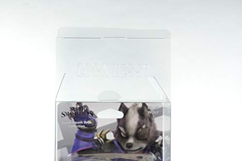 funda de protección amiibo 5x protectora para pequeños amiibos como Zelda Toon Link Twilight Princesa Kirby Super Mario Smash Bros Lana Yoshi 0.5 mm Espesor CLARO DE CRISTAL