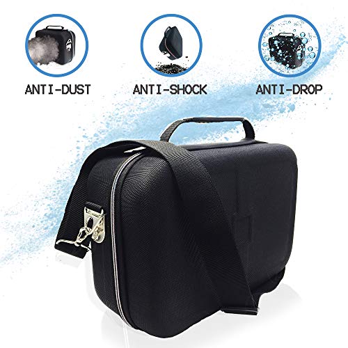 Funda para Nintendo Switch Deluxe protectora Gran Capacidad para Todos los Accesorios Originales, Estuche Rígida de Viaje con Correa para el hombro