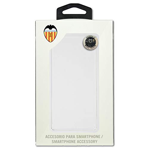 Funda para Samsung Galaxy S20 Ultra Oficial del Valencia CF Valencia Franjas Negras para Proteger tu móvil. Carcasa para Samsung de Silicona Flexible con Licencia Oficial del Valencia CF.