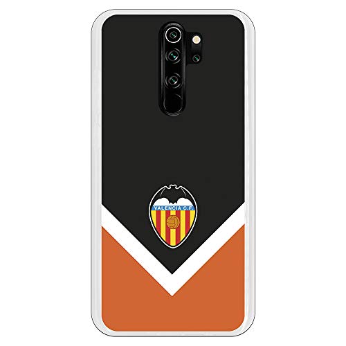 Funda para Xiaomi Redmi Note 8 Pro Oficial del Valencia CF Valencia Escudo Clasico para Proteger tu móvil. Carcasa para Xiaomi de Silicona Flexible con Licencia Oficial del Valencia CF.