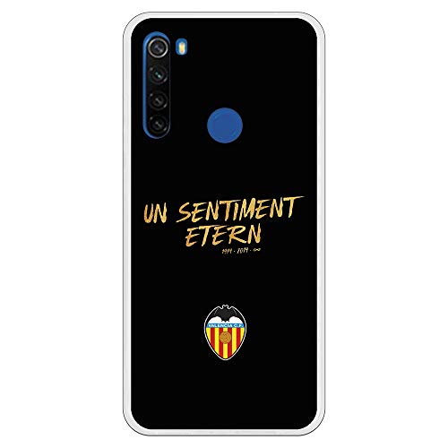 Funda para Xiaomi Redmi Note 8T Oficial del Valencia CF Un Sentiment para Proteger tu móvil. Carcasa para Xiaomi de Silicona Flexible con Licencia Oficial del Valencia CF.