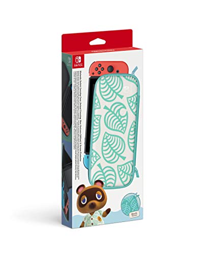 Funda + protector LCD para consola Nintendo Switch edición Animal Crossing: New Horizons (Nintendo Switch)