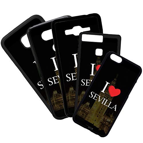 Fundas De Moviles Carcasas De Moviles Funda Carcasa Modelo I Love Sevilla Compatible con Samsung Galaxy S9