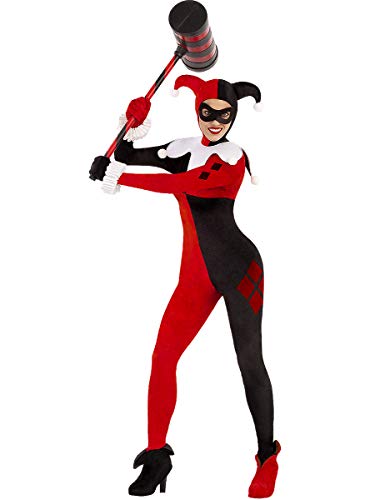 Funidelia | Disfraz de Harley Quinn - DC Comics Oficial para Mujer Talla M ▶ Superhéroes, DC Comics, Suicide Squad, Villanos - Color: Negro - Licencia: 100% Oficial