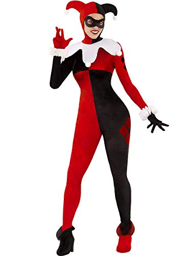 Funidelia | Disfraz de Harley Quinn - DC Comics Oficial para Mujer Talla S ▶ Superhéroes, DC Comics, Suicide Squad, Villanos - Color: Negro - Licencia: 100% Oficial