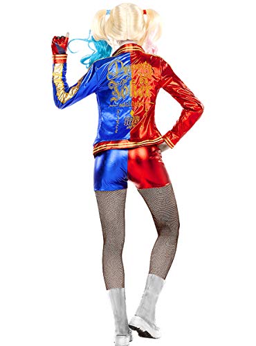 Funidelia | Disfraz de Harley Quinn - Escuadrón Suicida Oficial para Mujer Talla XS ▶ Superhéroes, DC Comics, Suicide Squad, Villanos - Color: Azul - Licencia: 100% Oficial