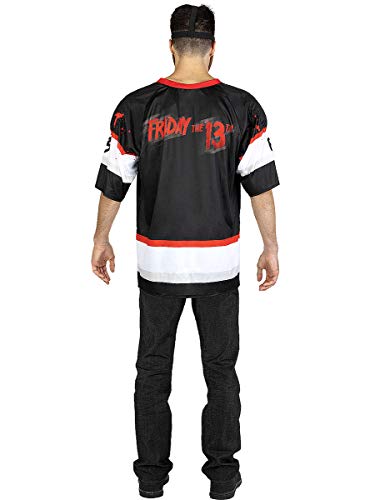 Funidelia | Disfraz de Jason Viernes 13 Hockey Oficial para Hombre Talla XXL ▶ Friday The 13th, Películas de Miedo, Terror - Color: Negro - Licencia: 100% Oficial