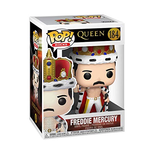 Funko 50149 Pop Rocks: Freddie Mercury King Collectible Toy, Multicolour