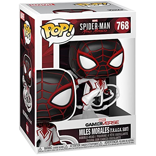 Funko 50152 POP Games: Spider-Man: Miles Morales- Miles (TRACK Suit)