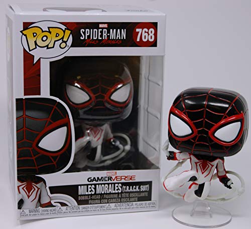 Funko 50152 POP Games: Spider-Man: Miles Morales- Miles (TRACK Suit)